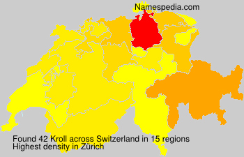 Surname Kroll in Switzerland Surname Kroll in Switzerland