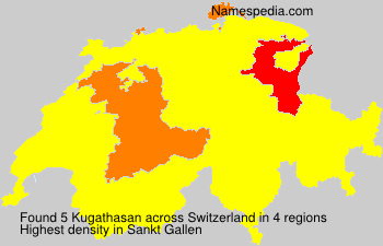 Surname Kugathasan in Switzerland