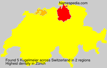 Surname Kugelmeier in Switzerland Surname Kugelmeier in Switzerland