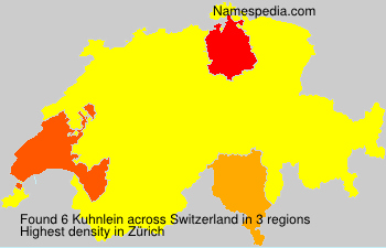 Surname Kuhnlein in Switzerland Surname Kuhnlein in Switzerland