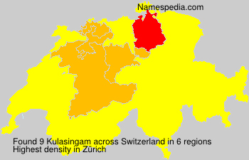 Surname Kulasingam in Switzerland Surname Kulasingam in Switzerland