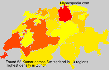 Surname Kumar in Switzerland Surname Kumar in Switzerland