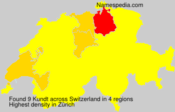 Surname Kundt in Switzerland Surname Kundt in Switzerland