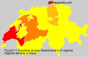 Surname Kunstner in Switzerland Surname Kunstner in Switzerland