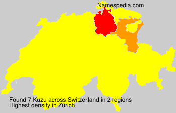 Surname Kuzu in Switzerland Surname Kuzu in Switzerland
