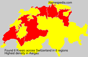 Surname Kvesic in Switzerland Surname Kvesic in Switzerland