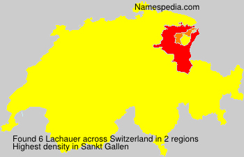 Surname Lachauer in Switzerland Surname Lachauer in Switzerland