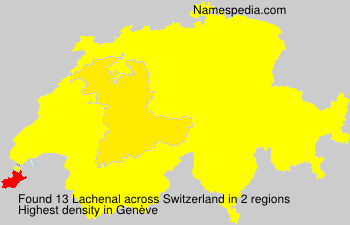 Surname Lachenal in Switzerland Surname Lachenal in Switzerland