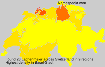 Surname Lachenmeier in Switzerland