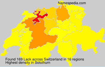 Surname Lack in Switzerland Surname Lack in Switzerland