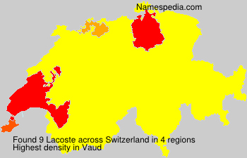 lacoste surname