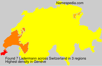 Surname Ladermann in Switzerland Surname Ladermann in Switzerland