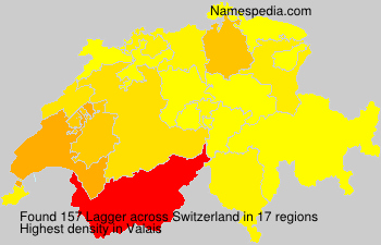 Surname Lagger in Switzerland Surname Lagger in Switzerland