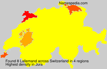 Surname Lallemand in Switzerland Surname Lallemand in Switzerland