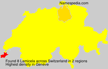 Surname Lamicela in Switzerland Surname Lamicela in Switzerland