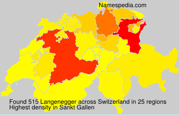 Surname Langenegger in Switzerland Surname Langenegger in Switzerland