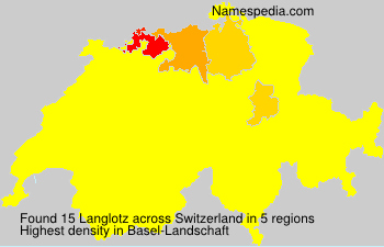 Surname Langlotz in Switzerland Surname Langlotz in Switzerland