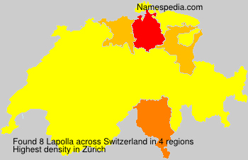 Surname Lapolla in Switzerland Surname Lapolla in Switzerland
