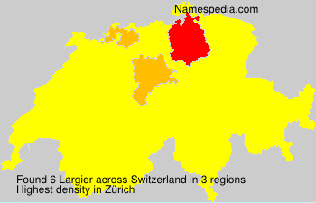 Surname Largier in Switzerland Surname Largier in Switzerland