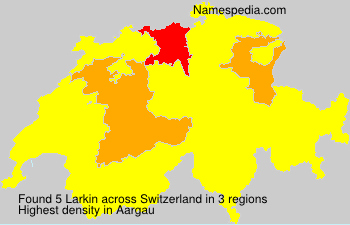 Surname Larkin in Switzerland Surname Larkin in Switzerland