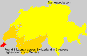 Surname Launay in Switzerland Surname Launay in Switzerland
