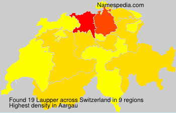 Surname Laupper in Switzerland Surname Laupper in Switzerland