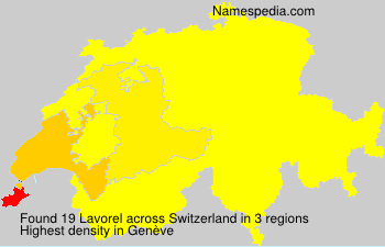 Surname Lavorel in Switzerland Surname Lavorel in Switzerland