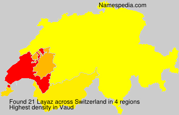 Surname Layaz in Switzerland Surname Layaz in Switzerland