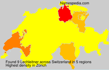 Surname Lechleitner in Switzerland
