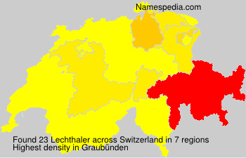 Surname Lechthaler in Switzerland Surname Lechthaler in Switzerland