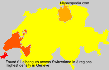 Surname Leibenguth in Switzerland Surname Leibenguth in Switzerland