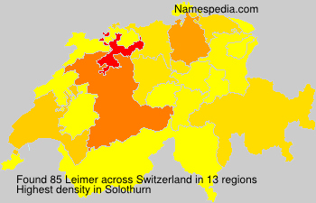 Surname Leimer in Switzerland Surname Leimer in Switzerland