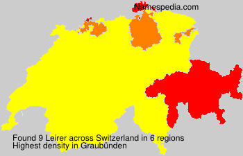 Surname Leirer in Switzerland Surname Leirer in Switzerland