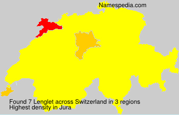 Surname Lenglet in Switzerland Surname Lenglet in Switzerland