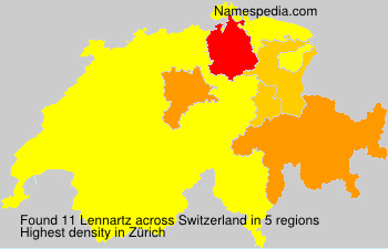 Surname Lennartz in Switzerland Surname Lennartz in Switzerland