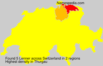 Surname Lenner in Switzerland Surname Lenner in Switzerland