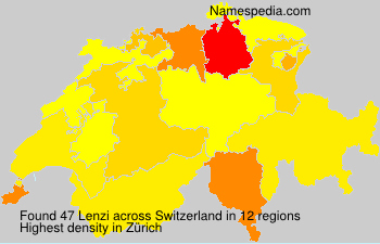 Surname Lenzi in Switzerland Surname Lenzi in Switzerland