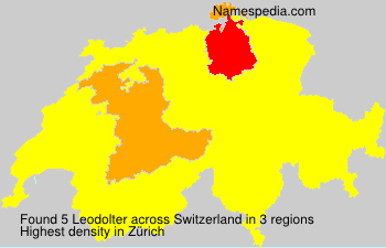 Surname Leodolter in Switzerland Surname Leodolter in Switzerland