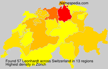 Surname Leonhardt in Switzerland Surname Leonhardt in Switzerland