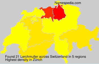 Surname Lerchmuller in Switzerland Surname Lerchmuller in Switzerland