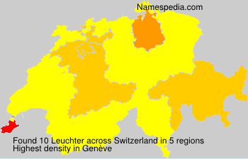 Surname Leuchter in Switzerland Surname Leuchter in Switzerland