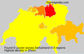 Surname Leuner in Switzerland Surname Leuner in Switzerland
