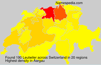 Surname Leutwiler in Switzerland Surname Leutwiler in Switzerland