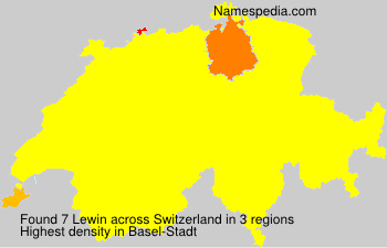 Surname Lewin in Switzerland Surname Lewin in Switzerland