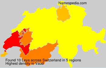 Surname Leya in Switzerland Surname Leya in Switzerland