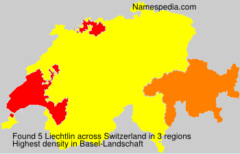 Surname Liechtlin in Switzerland Surname Liechtlin in Switzerland