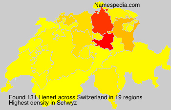 Surname Lienert in Switzerland Surname Lienert in Switzerland