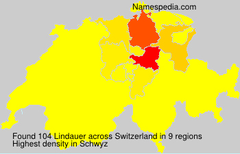 Surname Lindauer in Switzerland Surname Lindauer in Switzerland