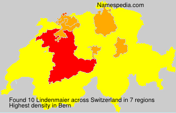 Surname Lindenmaier in Switzerland Surname Lindenmaier in Switzerland