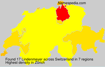Surname Lindenmeyer in Switzerland Surname Lindenmeyer in Switzerland